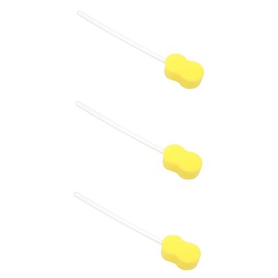 3pcs Long Handle Bath Sponge Exfoliating Bath Scrubber Body Sponge Brush for Dead Skin Shower Loofah Brush Handled Sponge Bath Washer Massage Cleansing Brush Miss Pp