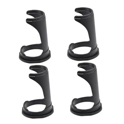 Cabilock 4pcs Black Shaving Brush Stand Holder for Men Professional Organizer for Home and Salon Use Keeps Brushes Clean and Tidy for Father's Day and Birthdays