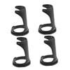 Cabilock 4pcs Black Shaving Brush Stand Holder for Men Professional Organizer for Home and Salon Use Keeps Brushes Clean and Tidy for Father's Day and Birthdays view 1