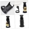 Cabilock 4pcs Black Shaving Brush Stand Holder for Men Professional Organizer for Home and Salon Use Keeps Brushes Clean and Tidy for Father's Day and Birthdays view 2
