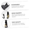 Cabilock 4pcs Black Shaving Brush Stand Holder for Men Professional Organizer for Home and Salon Use Keeps Brushes Clean and Tidy for Father's Day and Birthdays view 4