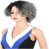CcacHe Wigs European and woman Wig caps African Small Volume Gradient Grandmother Gray Wig Synthetic Cosplay Wig Pastel Colorful Costume Wig view 2