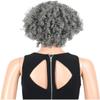 CcacHe Wigs European and woman Wig caps African Small Volume Gradient Grandmother Gray Wig Synthetic Cosplay Wig Pastel Colorful Costume Wig view 4