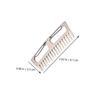 FOMIYES 1pc Titanium Comb Pocket Hair Comb Outdoor Hair Comb Mountain Climbing Clips Mini Keychain Metal Key Ring Travel Wallet Practical Comb Outdoor Comb Tool Small Comb Silver Tool view 3
