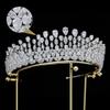 5.3cm Classic Zirconia Wedding Tiara,Women's Crystal Big Tiara for Bride,Prom,Party Head Accessories GS0323 view 3