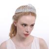 2.6" Classic Zirconia Wedding Tiara,Women's Crystal Big Tiara for Bride,Prom,Party Head Accessories GS0049 view 3