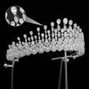 2.6" Classic Zirconia Wedding Tiara,Women's Crystal Big Tiara for Bride,Prom,Party Head Accessories GS0049 view 4