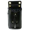 Barber Waist Pouch Holster Hairdressing Genuine Leather Scissors Bag Hair Stylist Retro Hairdressing Tools Storage Case A view 1