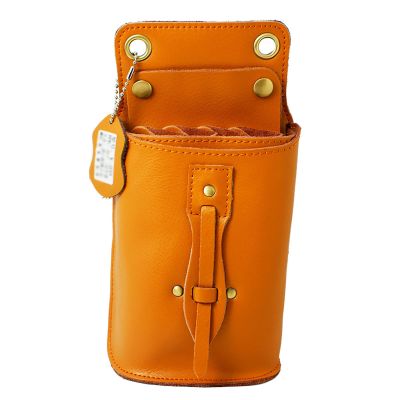 Barber Waist Pouch Holster Hairdressing Genuine Leather Scissors Bag Hair Stylist Retro Hairdressing Tools Storage Case F