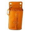 Barber Waist Pouch Holster Hairdressing Genuine Leather Scissors Bag Hair Stylist Retro Hairdressing Tools Storage Case F view 1