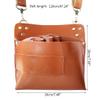Hairdresser Scissor Bag,Barber PU Leather Waist Pouch, Professional Hairdressing Tools Storage Holster with Waist Belt,Hair Salon Scissor Storage Waist Bag for Hairstylist Green view 3