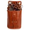 Barber Waist Pouch Holster Hairdressing Genuine Leather Scissors Bag Hair Stylist Retro Hairdressing Tools Storage Case C view 1