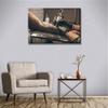 1 Piece Tattoo Machine Canvas Wall Art, Tattoo Wall Decorations for Living Room, Tattoo Equipment Home Decor, Posters and Prints, Framed Ready to Hang Wall Art for Living Bedroom Home 16X24 INCH view 4