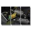 Tattoo Equipment Pictures for Living Room, Tattoo Studio Wall Paintings, 3 Panel Black and White Wall Art, Tattoo Poster Printed on Canvas, Artwork Home Decor Framed Ready to Hang 16X24X3 INCH view 1