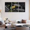 Tattoo Equipment Pictures for Living Room, Tattoo Studio Wall Paintings, 3 Panel Black and White Wall Art, Tattoo Poster Printed on Canvas, Artwork Home Decor Framed Ready to Hang 16X24X3 INCH view 4