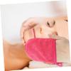 Beatifufu 4pcs Cleansing Fingertips Cleaning Gloves Body Scrub Gloves Lavender Towels Face Scrubber Gloves Makeup Face Scrubbing Gloves Makeup Cloths Reusable view 4