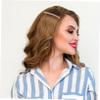 Beatifufu 4pcs Luxury Flower Hair Accessories Sunflower Hair Comb Bang Insert Comb for Women Elegant Wedding Banquet view 4