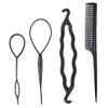 Beatifufu 4 Pcs Hair Bun Maker Styling Tools for Easy Braid and Ponytail Creation Fashionable Hair Design Accessories for Women and Girls for Everyday Use view 1