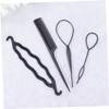 Beatifufu 4 Pcs Hair Bun Maker Styling Tools for Easy Braid and Ponytail Creation Fashionable Hair Design Accessories for Women and Girls for Everyday Use view 3