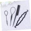 Beatifufu 4 Pcs Hair Bun Maker Styling Tools for Easy Braid and Ponytail Creation Fashionable Hair Design Accessories for Women and Girls for Everyday Use view 4