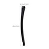 Beatifufu 50pcs Side Clip Hair Clip Accessories for Hair Bow Clips Black Slides Handmade DIY Clips Metal Barrettes Blank DIY pins Black Bobby Pin Slides view 2
