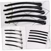 Beatifufu 50pcs Side Clip Hair Clip Accessories for Hair Bow Clips Black Slides Handmade DIY Clips Metal Barrettes Blank DIY pins Black Bobby Pin Slides view 4