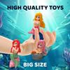 3 Bath Bombs for Kids with Mermaid Toys Inside + Bonus Wallet for Kids - Cool Surprise for Girls, Boys, Teens - Handmade in USA view 2