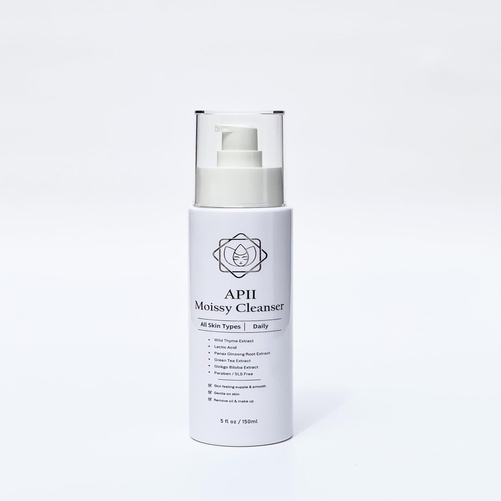 APII Moissy Cleanser | All Natural Daily Use Cleanser | Facial wash | Gentle Yet Effective| 150ml