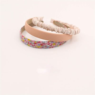 3/6/8Pcs Set Fashion Women Cloth Hair Bands Headdress Headband Girls Hairband Hair Hoop Female Hair Accessories Headwear 3PCS J
