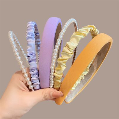3/6/8Pcs Set Fashion Women Cloth Hair Bands Headdress Headband Girls Hairband Hair Hoop Female Hair Accessories Headwear 6PCS 14