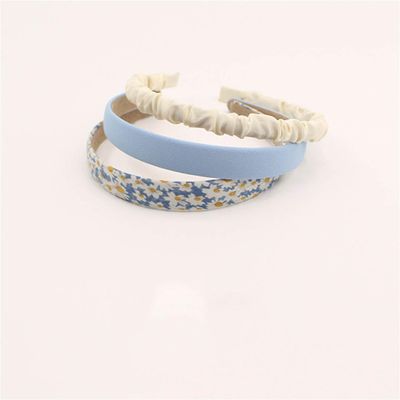 3/6/8Pcs Set Fashion Women Cloth Hair Bands Headdress Headband Girls Hairband Hair Hoop Female Hair Accessories Headwear 3PCS C