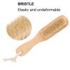 TITA-DONG Wooden Foot Bristle Brush, Pumice Stone Foot Callus Remover, Double Sided Foot Scrubber with Wooden Handle, Body Skin Feet Elbow Scrubber for Home Use view 3