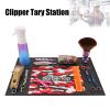 Barbershop Organizer Mats, 13 x 18.9 Barber Anti-Slip Mat Salon Haircutting Shaving Tools Resistant Table Pad Station, Clippers Matt for Beauty Salon Home view 4