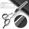 5.5/6/inch professional hairdressing set with sharp stainless steel scissors, suitable for hairdressers, salons, and home use. (5.5 inch-2pc) view 4