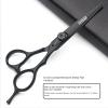 5.5/6/inch professional hairdressing set with sharp stainless steel scissors, suitable for hairdressers, salons, and home use. (6 inch-2pc-A) view 3