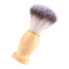 FOMIYES 1pc Wooden Handle Shaving Brush for Men Soft Synthetic Bristles Portable Beard Care Tool for Father Day and Valentine Day view 2