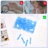100 Pack Disposable Acne Pimple Popper Needles and 144 Dots Acne Pimple Stickers, for Whitehead Closed Mouth Clear (100 Pack) view 3