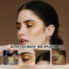 Brzeaf Waterproof Gold Glitter Stick, Face Glitter Makeup, Shimmery & Long Lasting, Chunky Glitter for Face/Body/Hair/Eyes/Lip, Singer Concert Music Rave Festival view 2