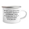 Barber Gifts For Coworkers, Barber. I Do Precious Guesswork Based on Unreliable Data, Gag Barber 12oz Camper Mug, From Boss, Barber shop gifts, Best barber scissors, Barber gift ideas, Barber apron, view 2