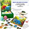 Bath Bombs for Kids with Surprise Toys Inside Plus Dinosaur Puzzle - Set of 9 Organic Dino Egg Bath Bombs with Rich Bubbles, Birthday Gifts for Kids view 2
