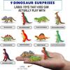 Bath Bombs for Kids with Surprise Toys Inside Plus Dinosaur Puzzle - Set of 9 Organic Dino Egg Bath Bombs with Rich Bubbles, Birthday Gifts for Kids view 3