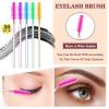 232 Pcs Lash Lift kit, 50 Lash Lift Rods Silicone Eyelash Pads 2 Eyelash Separator Tool with Separation Comb 100 Micro Swabs 50 Crystal Mascara Brushes 30 Pairs Eye Pads (Multicolored) view 4