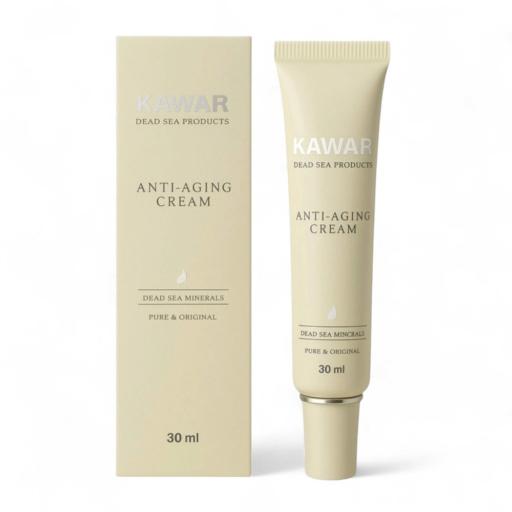 KAWAR Dead Sea Anti-Aging Extra-Firming Neck, Face and Dcollet Cream | Anti-Aging Moisturizer | Visibly Firms, Smoothes and Lifts | Minimizes Appearance Of Wrinkles | Targets Dark Spots | 1 Oz