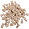 Painful Pleasures 100 count Body Piercing Corks Stoppers Price Per Bag of 100 Natural Cork 3/8 by 1/2 by 5/8 10mm x 13 x 16 Essential body piercing Jewelry Tool view 1