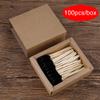 Disposable Mascara Wands, Makeup Brush Eyelash Extension Wands with Wooden Handle Eye Lash Brush, Mascara Applicator Makeup Tool for Girl & Women Eyelash Extension Makeup Applicators Sets(#1) view 4