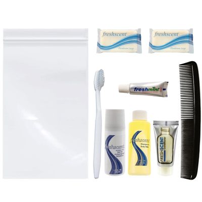 Personal Care Admissions Kit 8 Piece - Case of 50 Assembled Kits