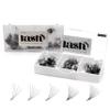 10D - D Curl 750 Fans Mixed Promade Fans Lash Extensions | TLC Lash Supplies 4D to 16D Premade Fans 7 mm to 16 mm Mixed Length Thin Base Premade Fans Eyelash Extensions (10D - D Curl, 9-10-11 mm) view 1
