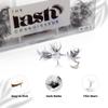10D - D Curl 750 Fans Mixed Promade Fans Lash Extensions | TLC Lash Supplies 4D to 16D Premade Fans 7 mm to 16 mm Mixed Length Thin Base Premade Fans Eyelash Extensions (10D - D Curl, 9-10-11 mm) view 3