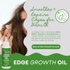 CB Smoothe Edge Growth Oil - Tea Tree, Peppermint & Jamaican Black Castor Hair Serum - Boosts Circulation & Regrowth - 4oz - 2-pack view 2