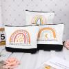 20 Pcs Boho Inspirational Gifts Cosmetic Bags May You Be Proud Gift Pouch Motivational Gift Rainbow Canvas Cosmetic Bag with Zipper Appreciation Makeup Bags for Women Nurse Week Teacher Employee view 4